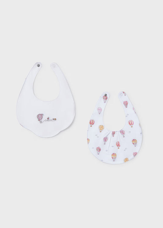 Set 2 baberos bebé
