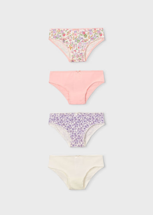 Set 4 braguitas niña