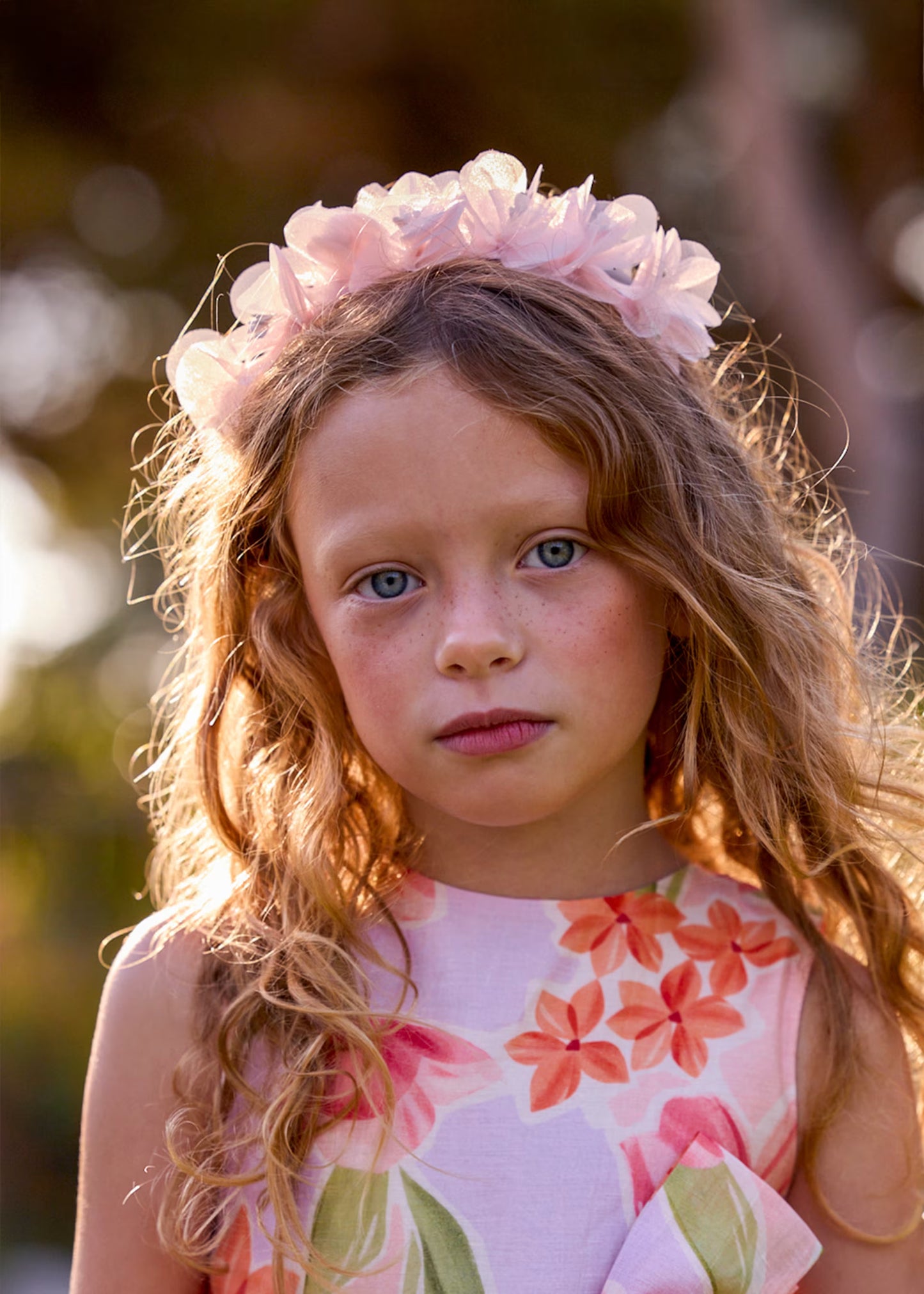 Diadema flores niña