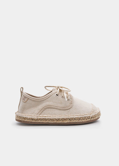 Alpargata cordones niño