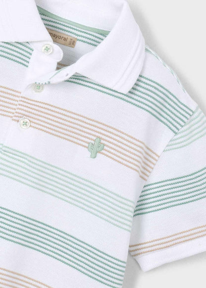 Polo rayas cactus niño