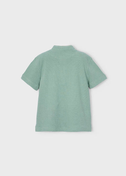 Polo con cuello mao niño