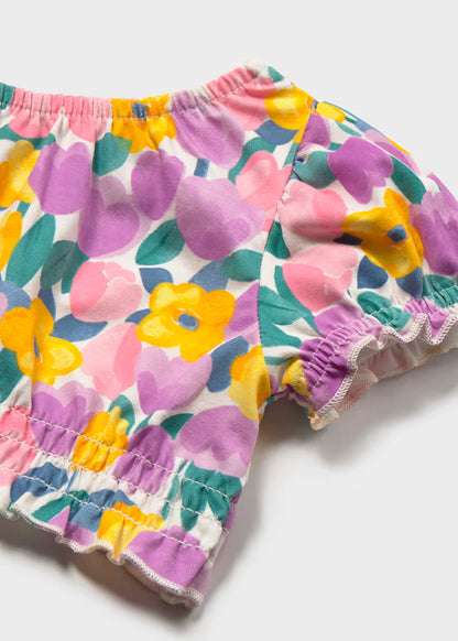 Conjunto 3 piezas con diadema bebé