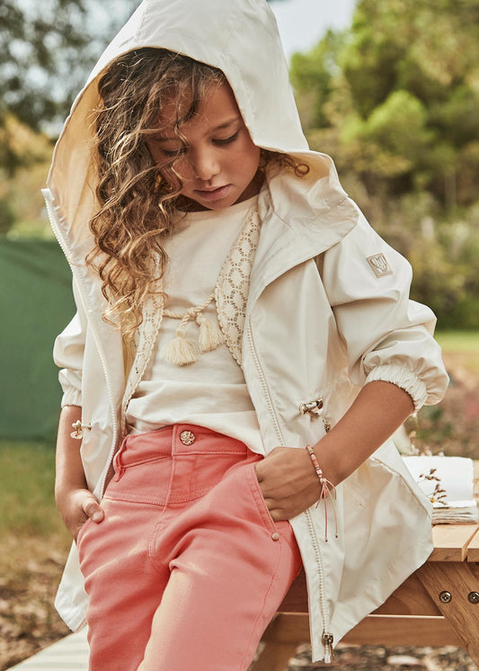 Cortavientos capucha niña