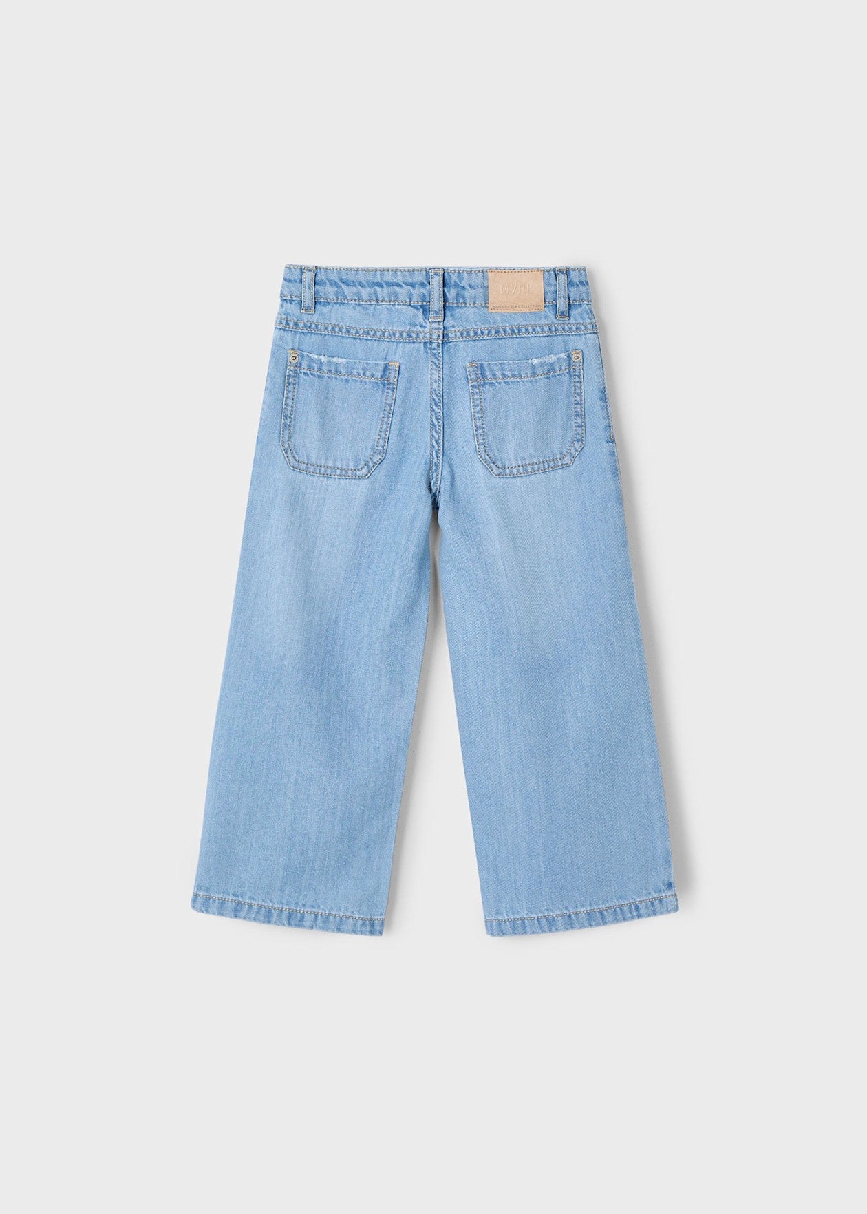 Pantalón vaquero ancho niña