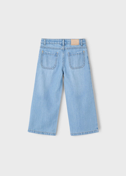 Pantalón vaquero ancho niña