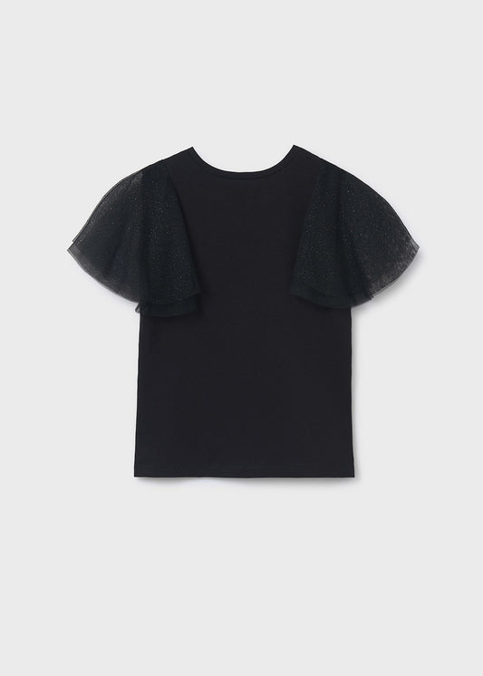 Camiseta volantes tul chica