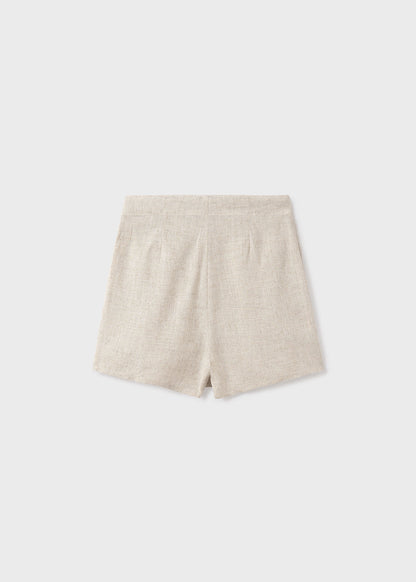 Falda pantalón con lino chica