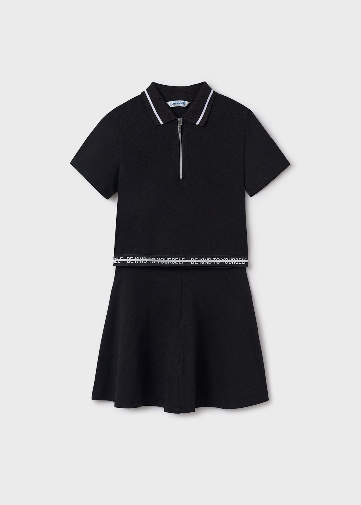Conjunto falda y polo chica