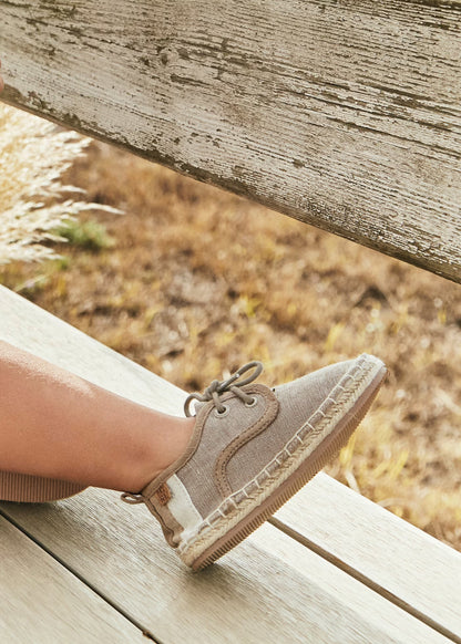 Alpargata cordones bebé