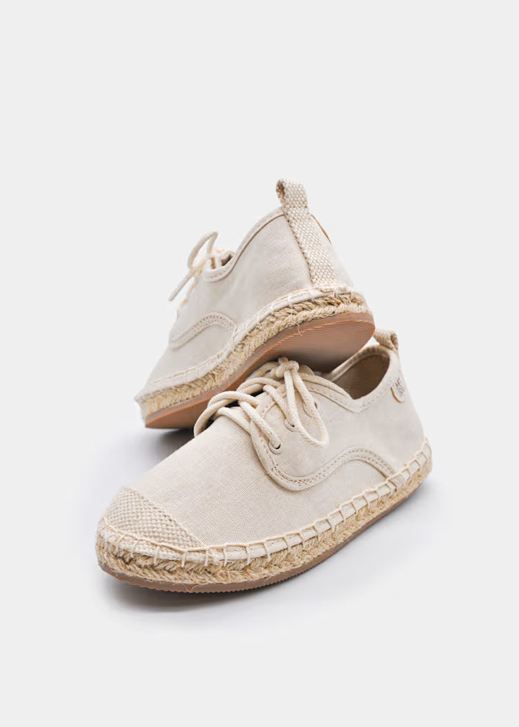 Alpargata cordones niño