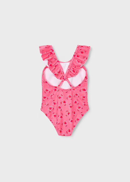 Bañador volantes estampado niña