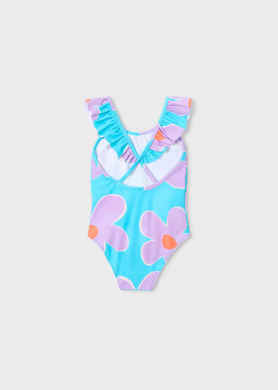 Bañador volantes estampado niña