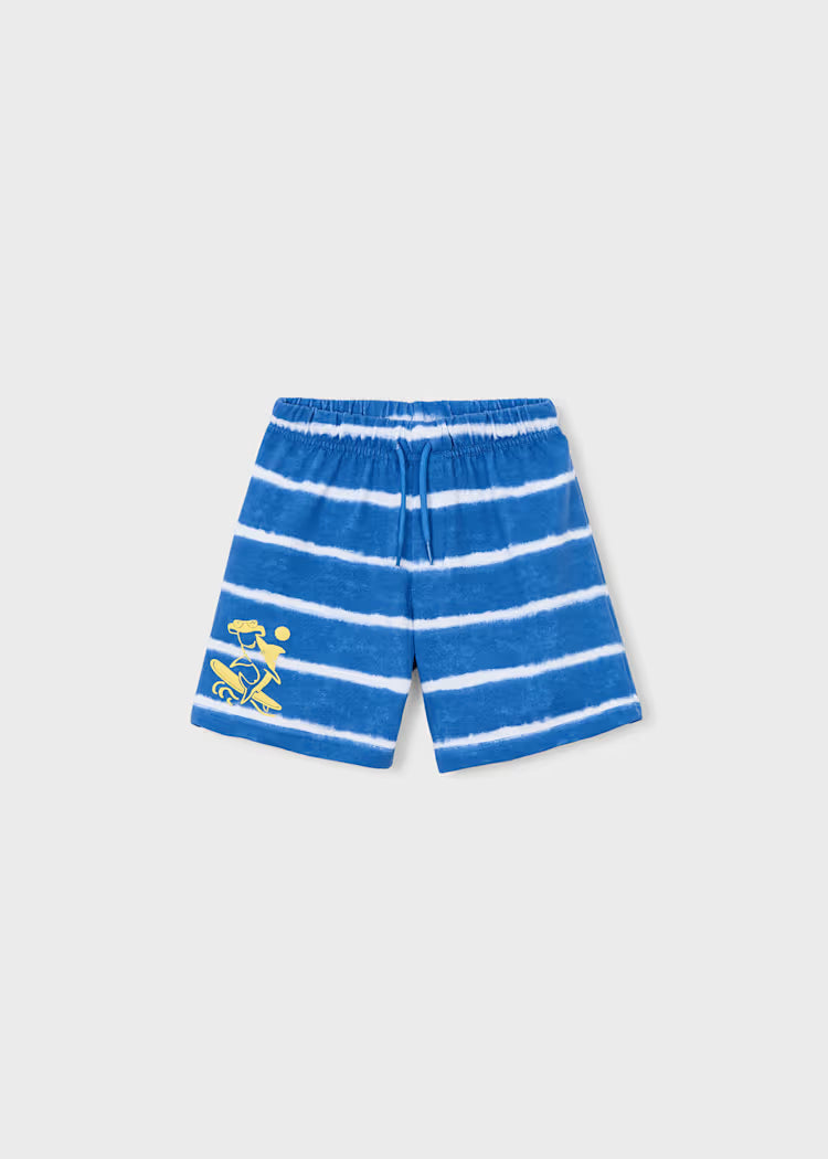 Bermuda estampada de rayas niño