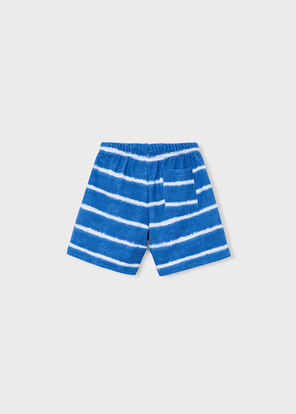 Bermuda estampada de rayas niño