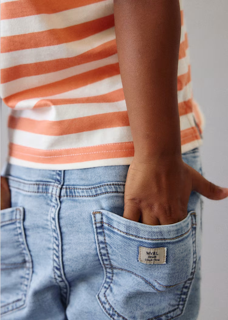Bermuda vaquera jogger niño