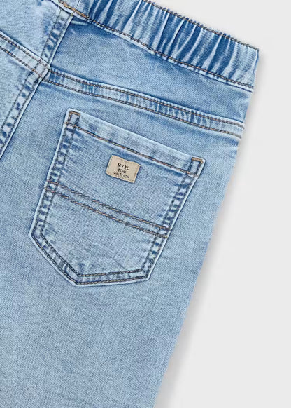Bermuda vaquera jogger niño