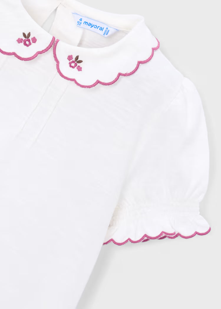 Blusa bordados niña