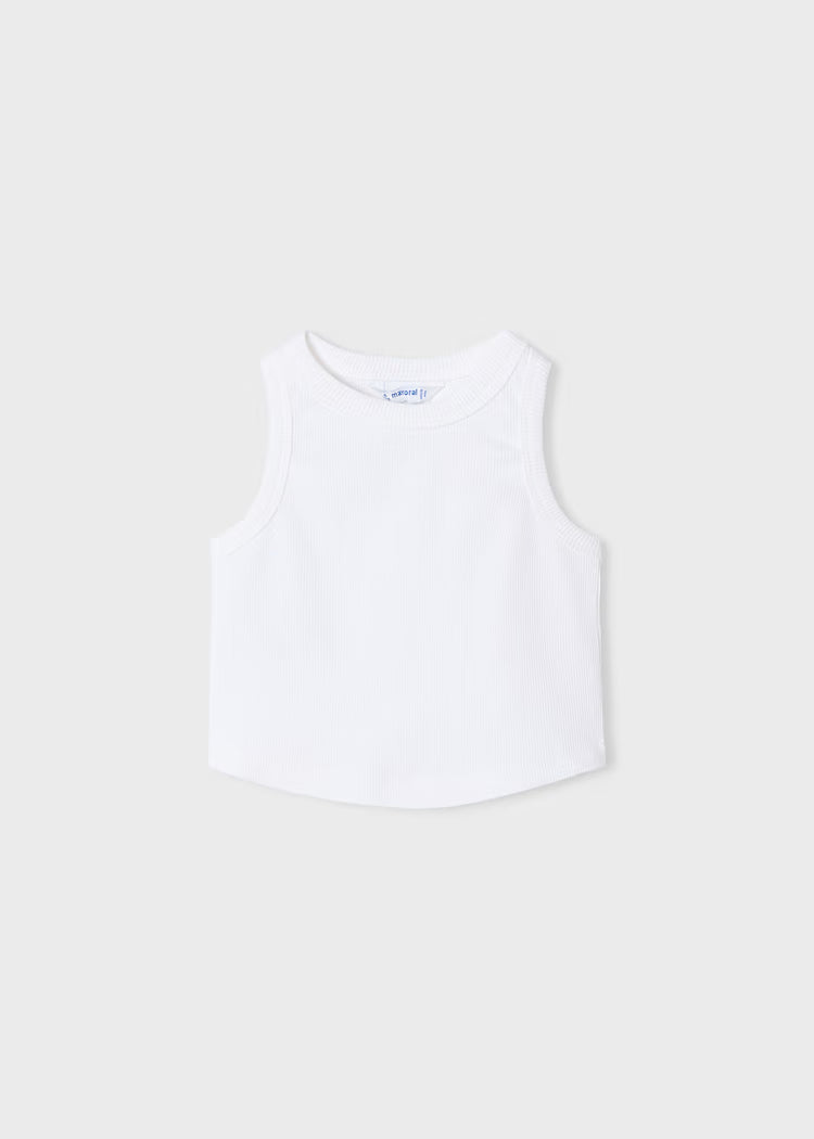 Blusa estampada con top niña