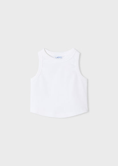 Blusa estampada con top niña