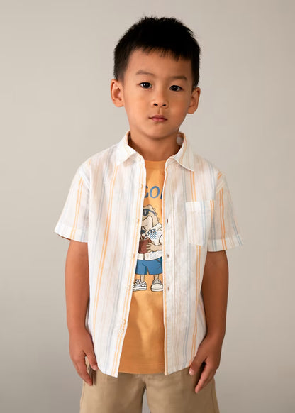 Camisa con lino niño