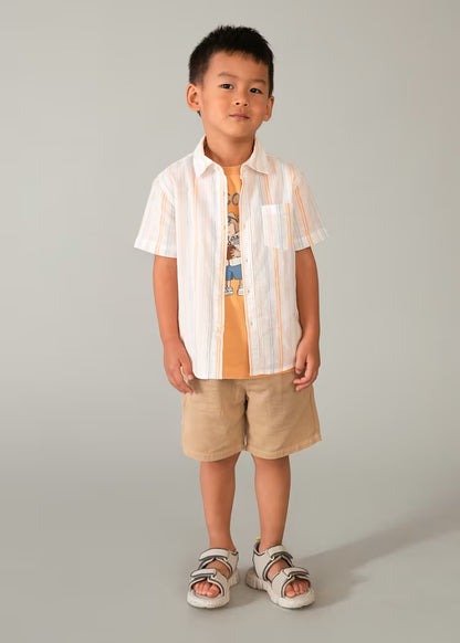 Camisa con lino niño