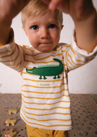 Camiseta aplique 3d bebé