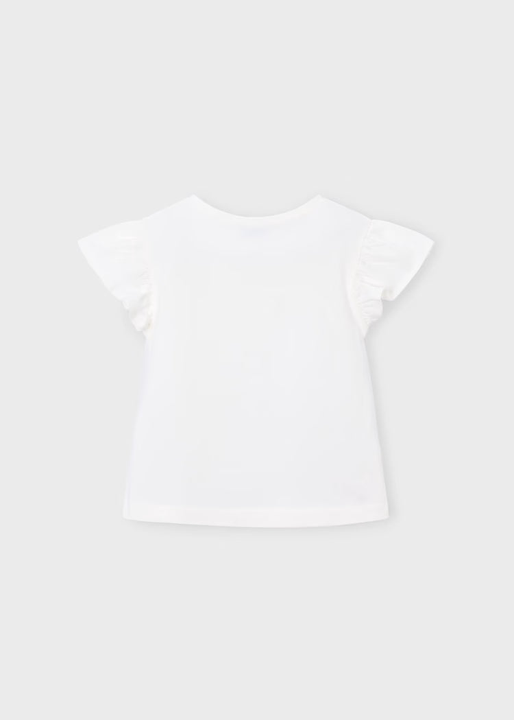 Camiseta aplique niña