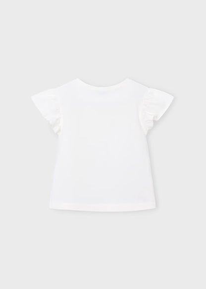 Camiseta aplique niña
