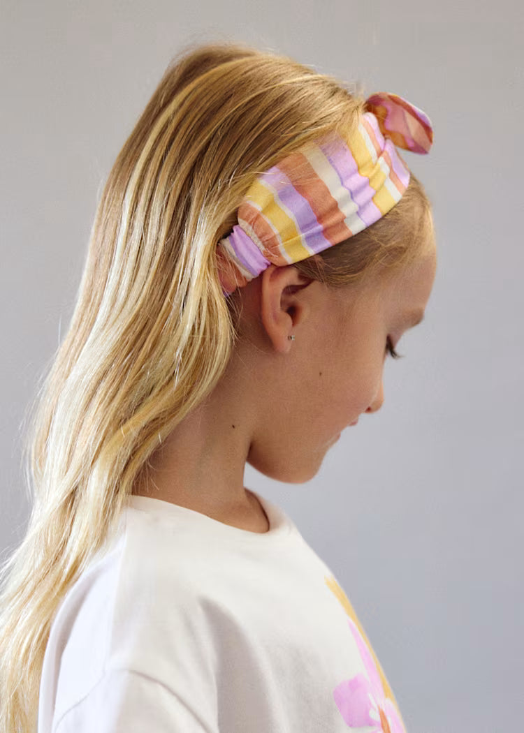 Camiseta con coletero estampado niña