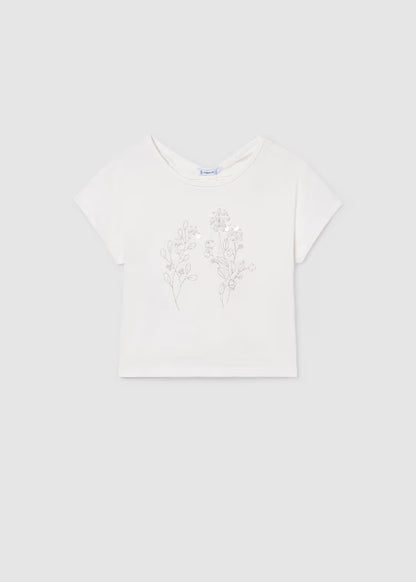 Camiseta con lino chica