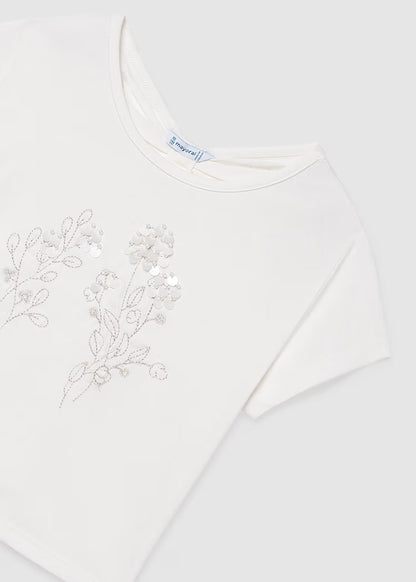 Camiseta con lino chica