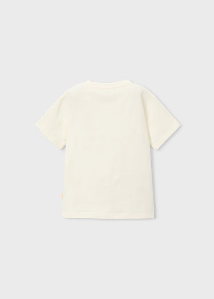 Camiseta con moto bordada niño