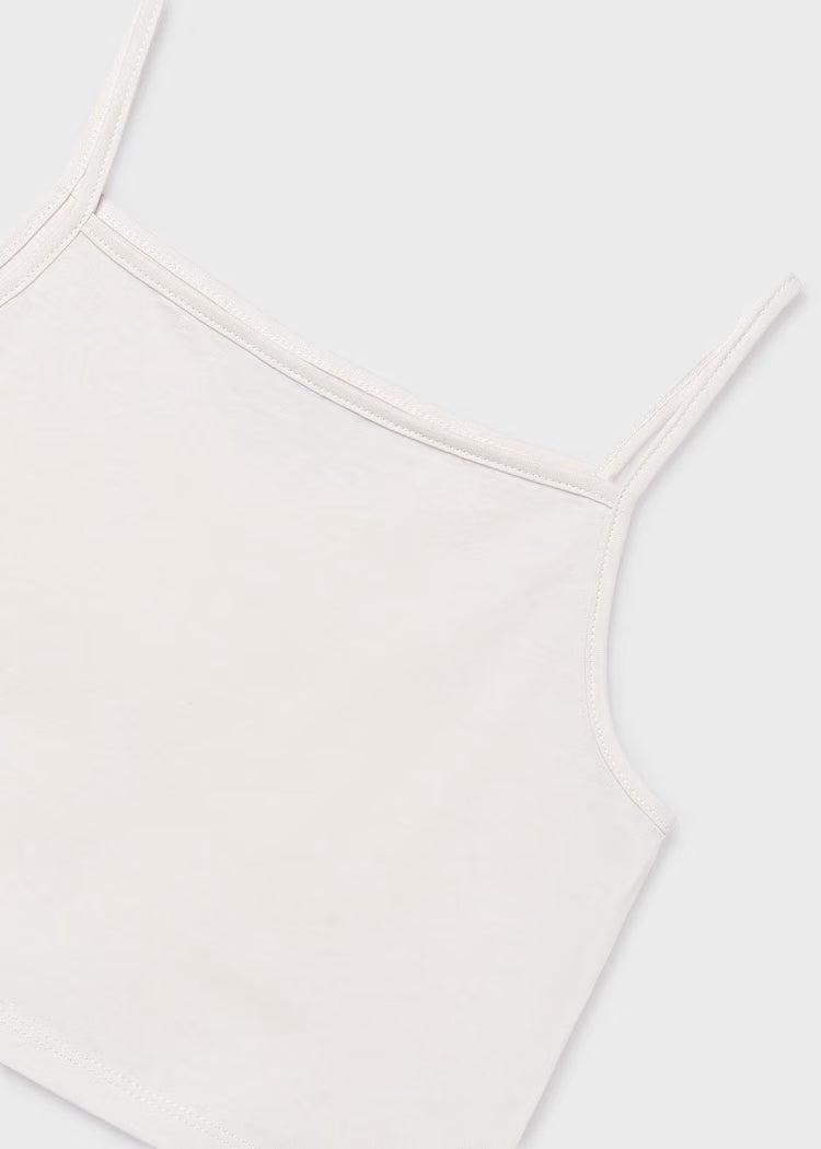 Camiseta con top chica