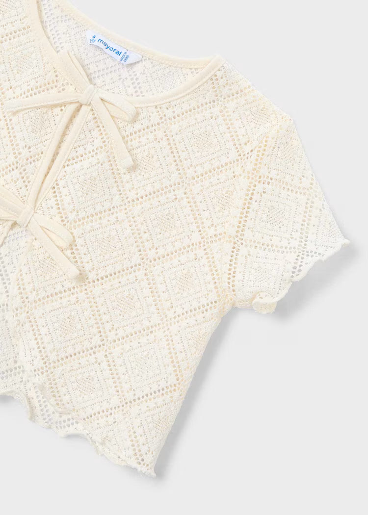 Camiseta crochet niña