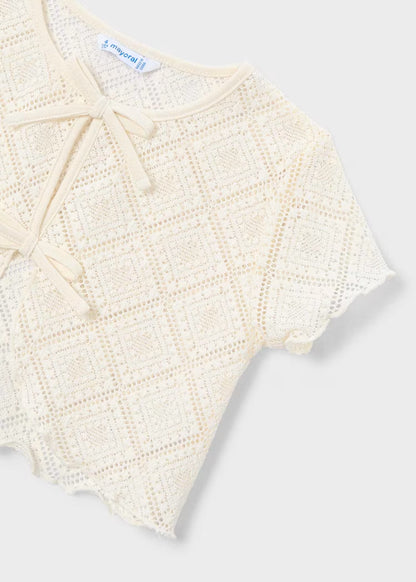 Camiseta crochet niña