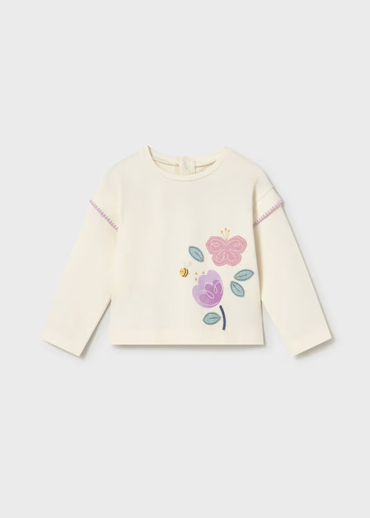 Camiseta de manga larga bebé