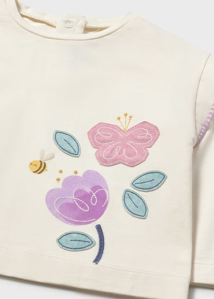 Camiseta de manga larga bebé