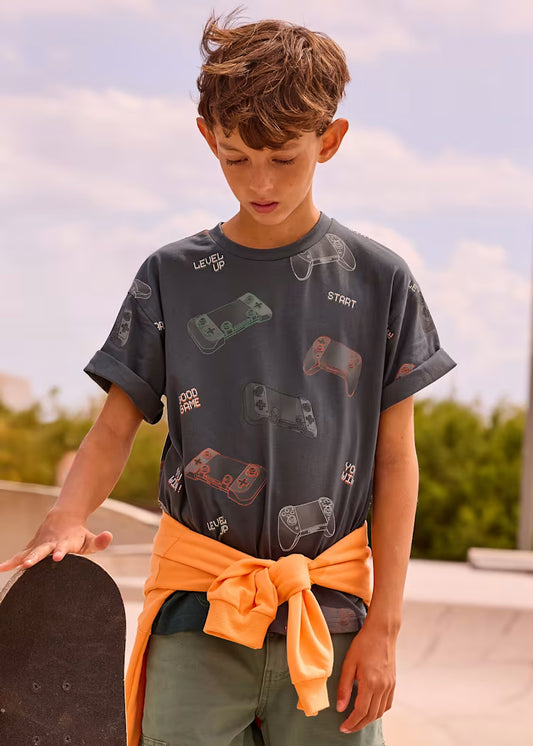 Camiseta estampada chico