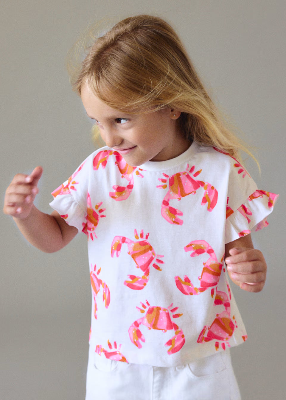 Camiseta estampada niña