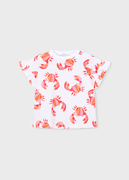 Camiseta estampada niña