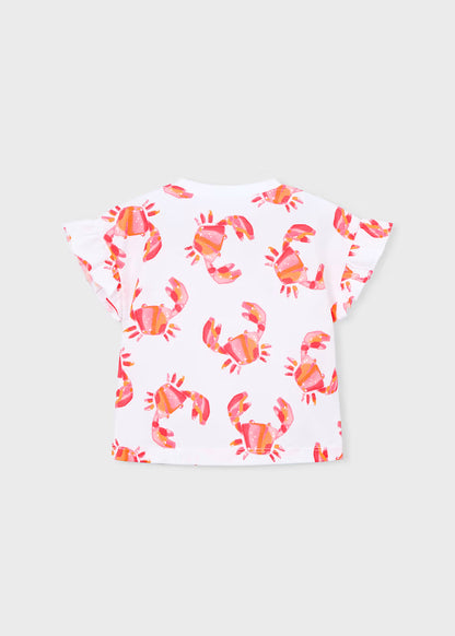 Camiseta estampada niña