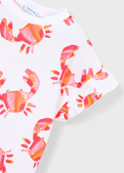 Camiseta estampada niña