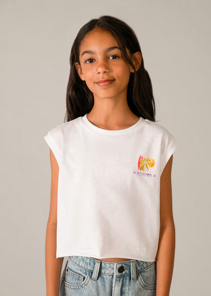 Camiseta estampado chica
