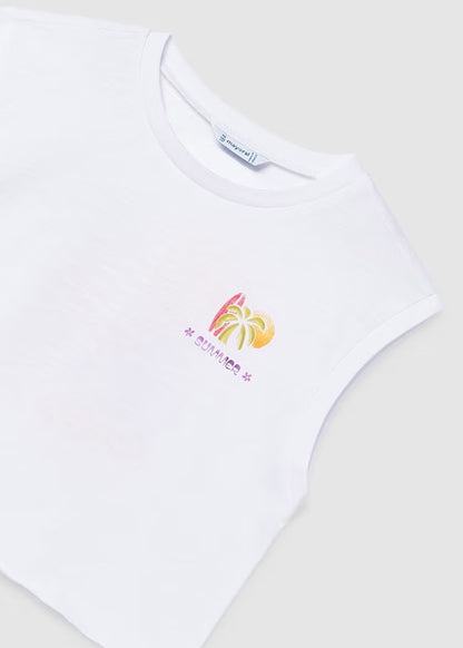 Camiseta estampado chica