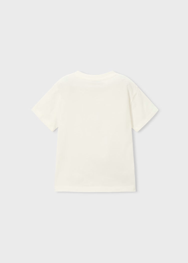 Camiseta estampado mono surf niño