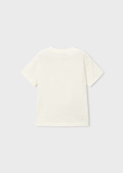 Camiseta estampado mono surf niño