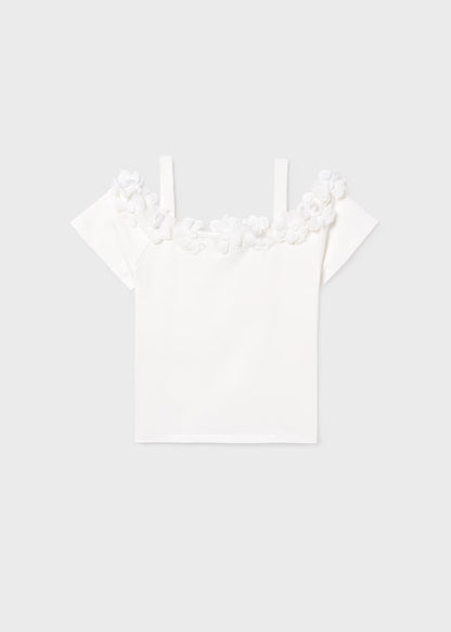 Camiseta flores chica