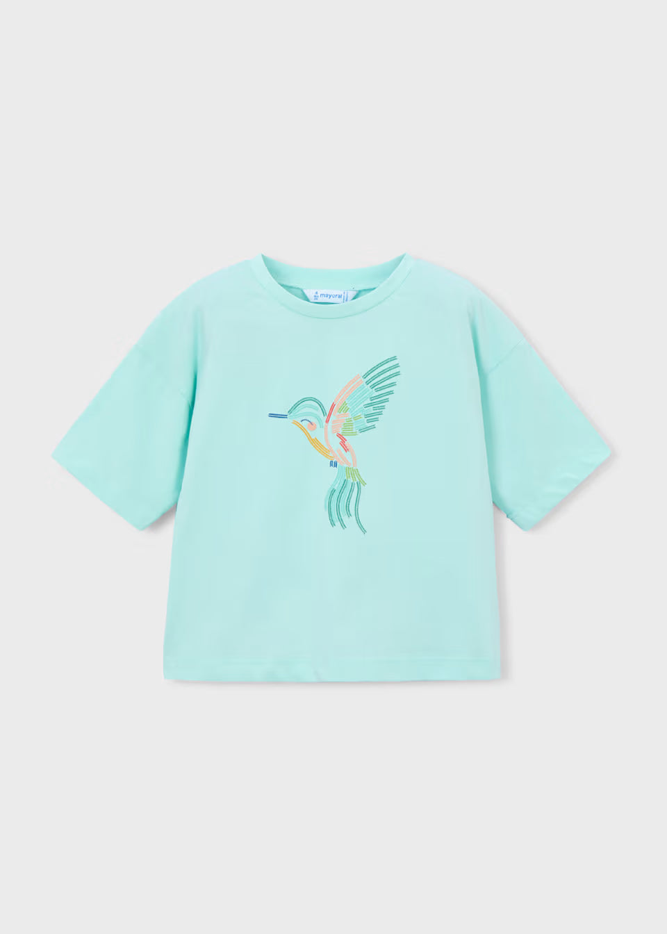 Camiseta hombro caído niña