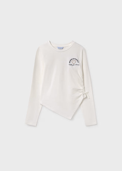 Camiseta recogedor lateral chica